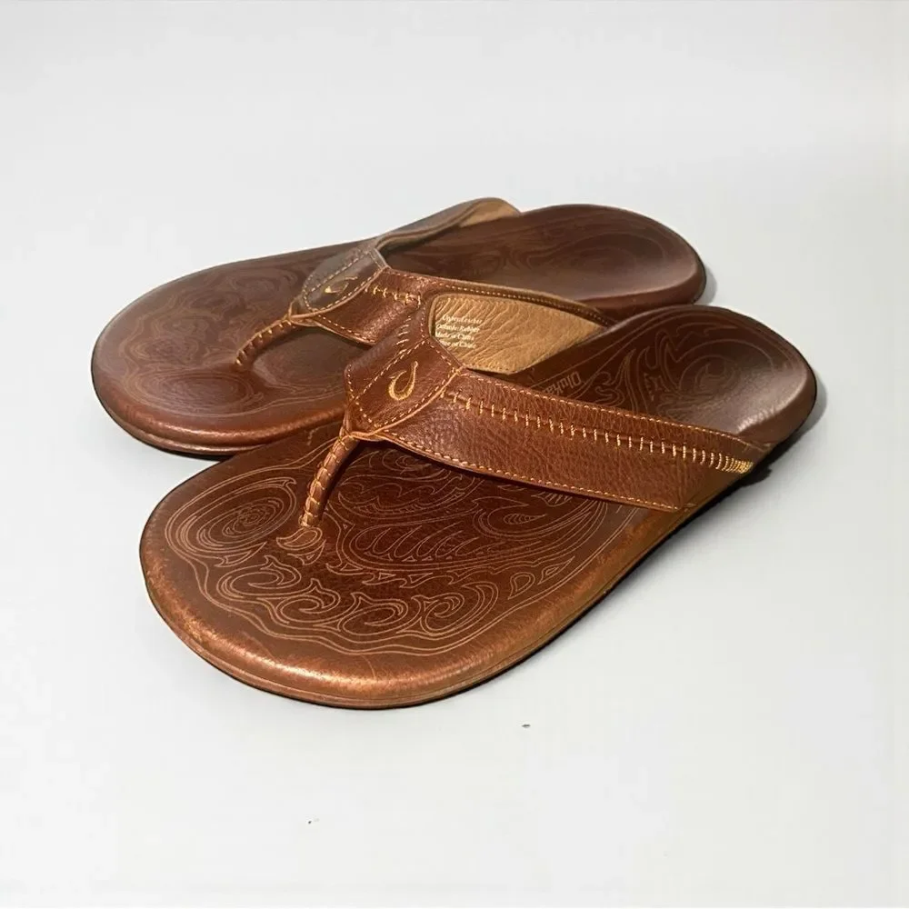OluKai Men’s Leather Sandals l 12M l EUC - Picture 11 of 11